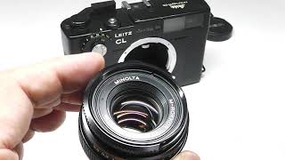 Leitz Minolta ライツミノルタ CL + M-Rokkor 40mm F2 セット