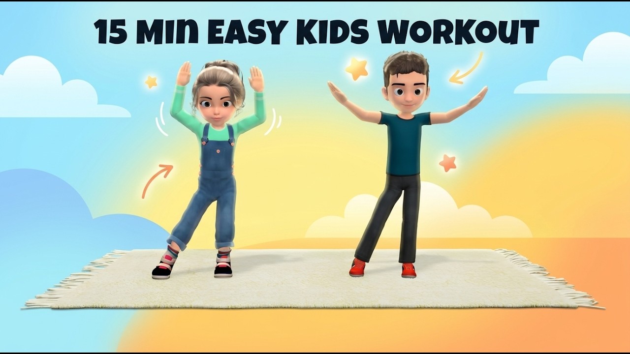 Easy Kids Workout: 15 Min Fun For Beginners!