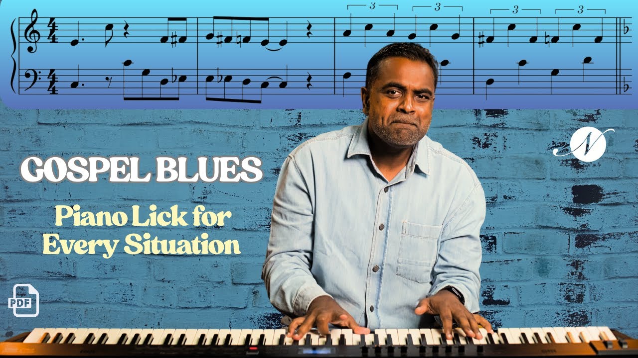 A Simple Gospel-Blues Piano Exercise for All 12 Keys 🔑🎹