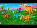 Dino fart olympics  hilarious jurassic giants battle  dinosaur comedy cartoon