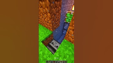 Minecraft Hidden Chest #tutorialyoutube