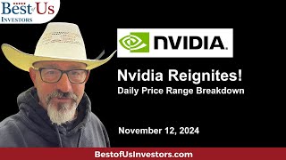 Nvidia reignites!  | Nvidia Daily Price Review November 12, 2024