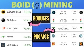 BOID (#EOS) CPU Mining Season 2: Bonuses + Promotions screenshot 4
