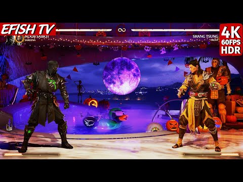 Halloween special! Noob Saibot vs Shang Tsung (Hardest AI) - Mortal Kombat 1