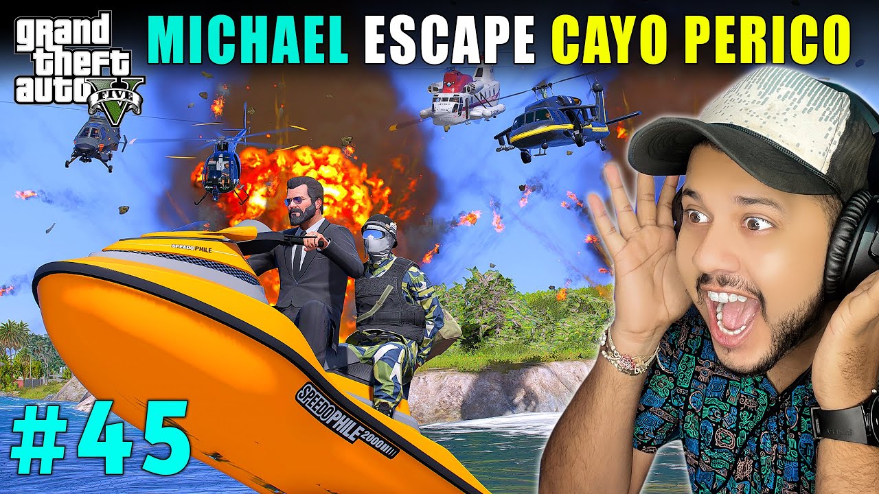 CAN MICHAEL ESCAPE CAYO PERICO ISLAND 🔥 GTA V GAMEPLAY 45 GTA 5