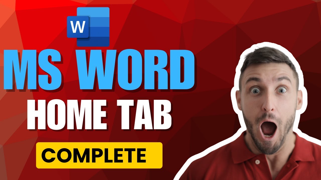 MS Word 2025 Tutorial | Complete Home Tab Explained (Beginner to Advanced) | 
