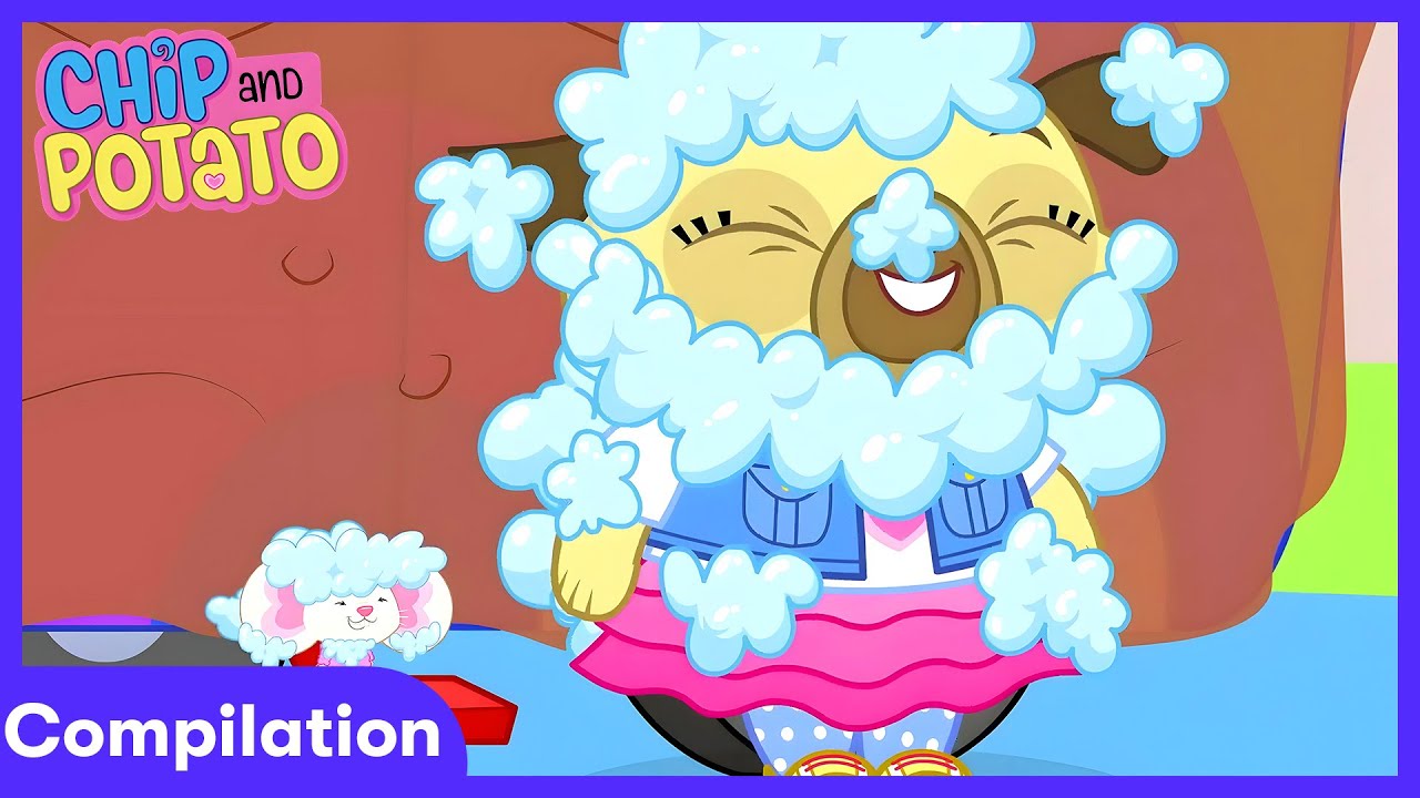 Chip and Potato - Getting Lost & Car Wash | Kids Cartoons | WildBrain Comfort Corner