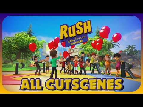 ディズニー　Ghouls Rush In Rush: A Disney-Pixar Adventure All Cutscenes (XONE, PC) - YouTube