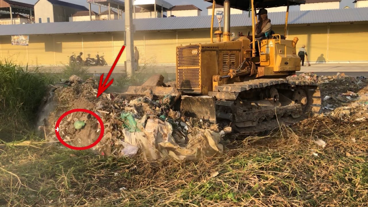 Clean the trash with a stone !!! Use strength and skill to act boldly [ Bulldozer D31P ]