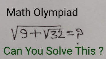 Germany//Can You Solve This ?//Nice Maths Olympiad Question.