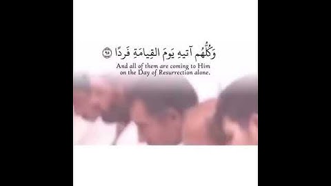 تلاوة خاشعة للشيخ ماهر المعيقلي أواخر سورة مريم