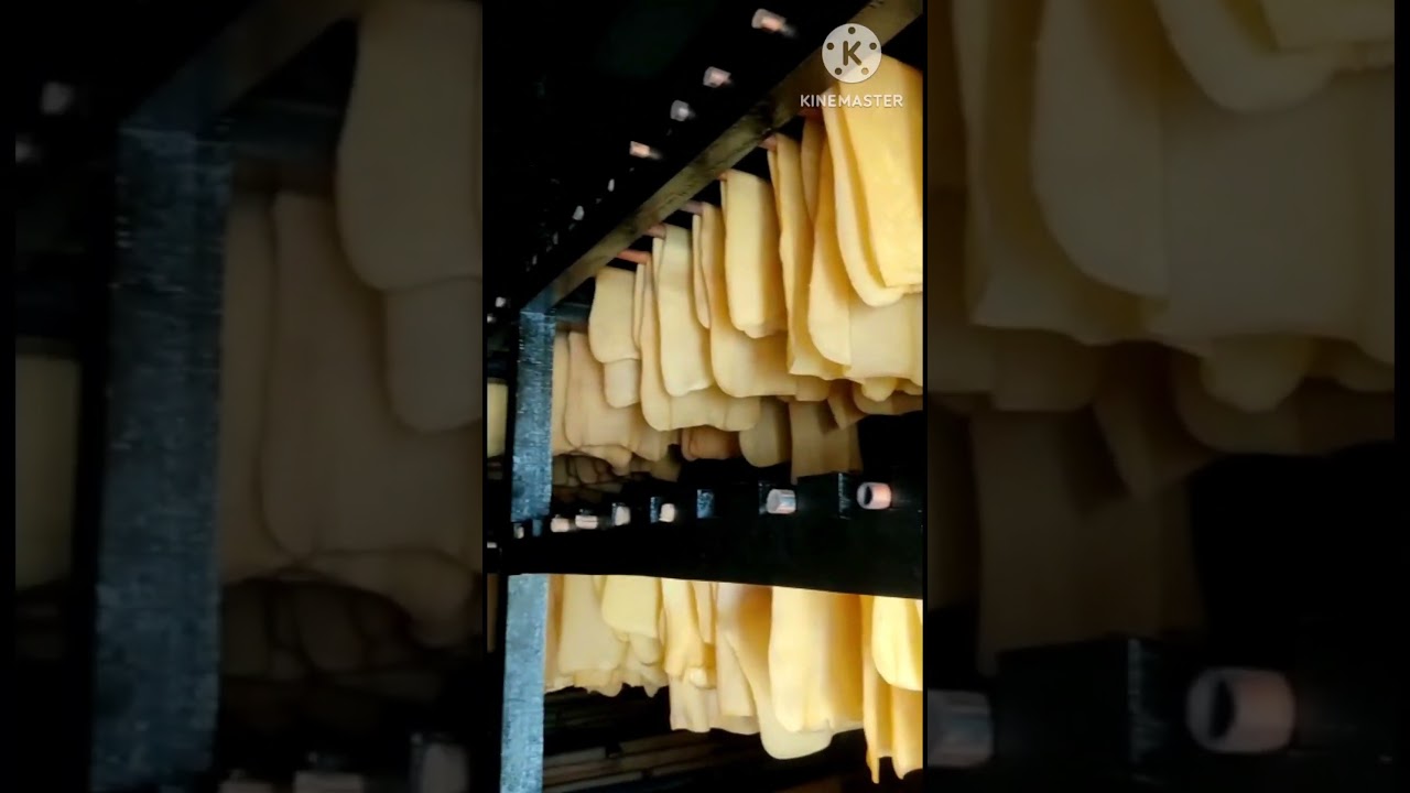 Rubber sheets are graded by the against of light.  