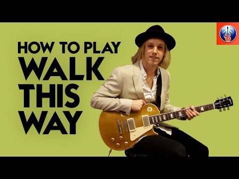 How to Play Walk This Way - Aerosmith Joe Perry Guitar Lesson