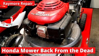 Honda HR215HXA Masters Series Lawn Mower Brought back from the dead.