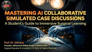 AI Collaborative Simulated Case Discussions- A Student's Guide to Immersive Surgical Learning 