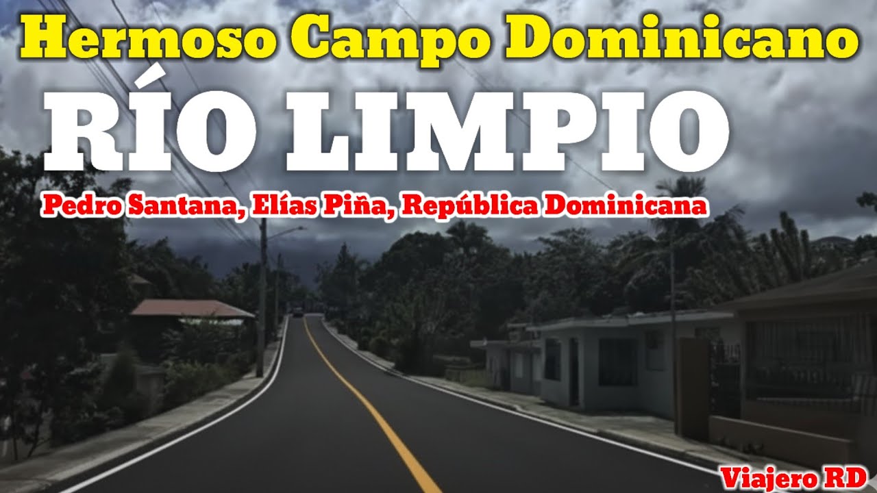 Hermoso campo dominicano cerca de Haití