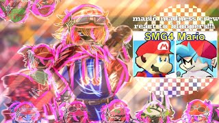    Mario Madness Crew React To Bloopers   Mmv2   Gacha Nebula   700 Subs Special 