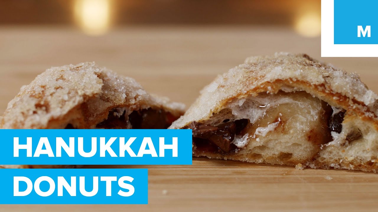 How to Make Donuts with Marshmallow Fluff & Chocolate Chips | Mashable Food - YouTube