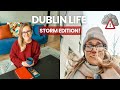 Red alert in Dublin | Storm Eowyn, self-doubt, home office & healthy routine #dublin #irishweather