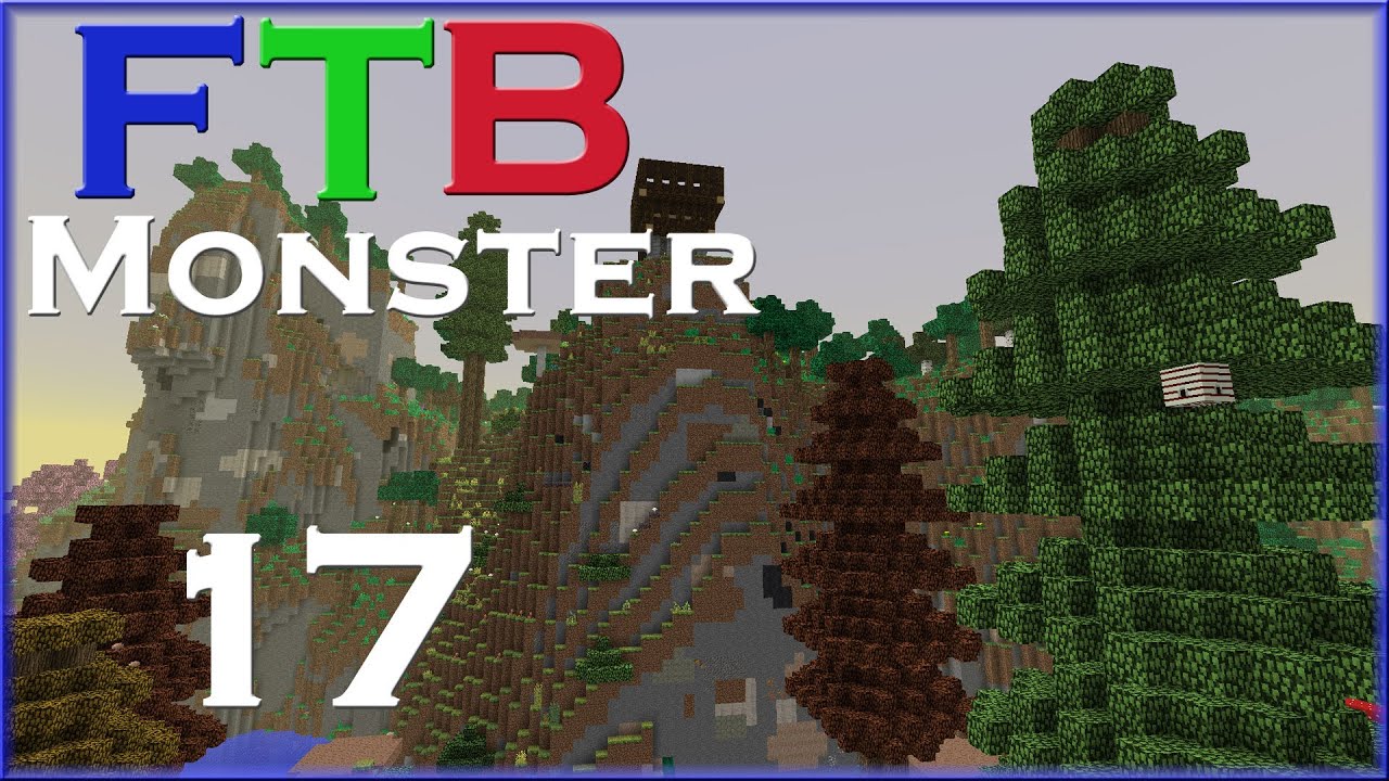 FTB Monster Server Play 17 -Power Suit Flight - YouTube