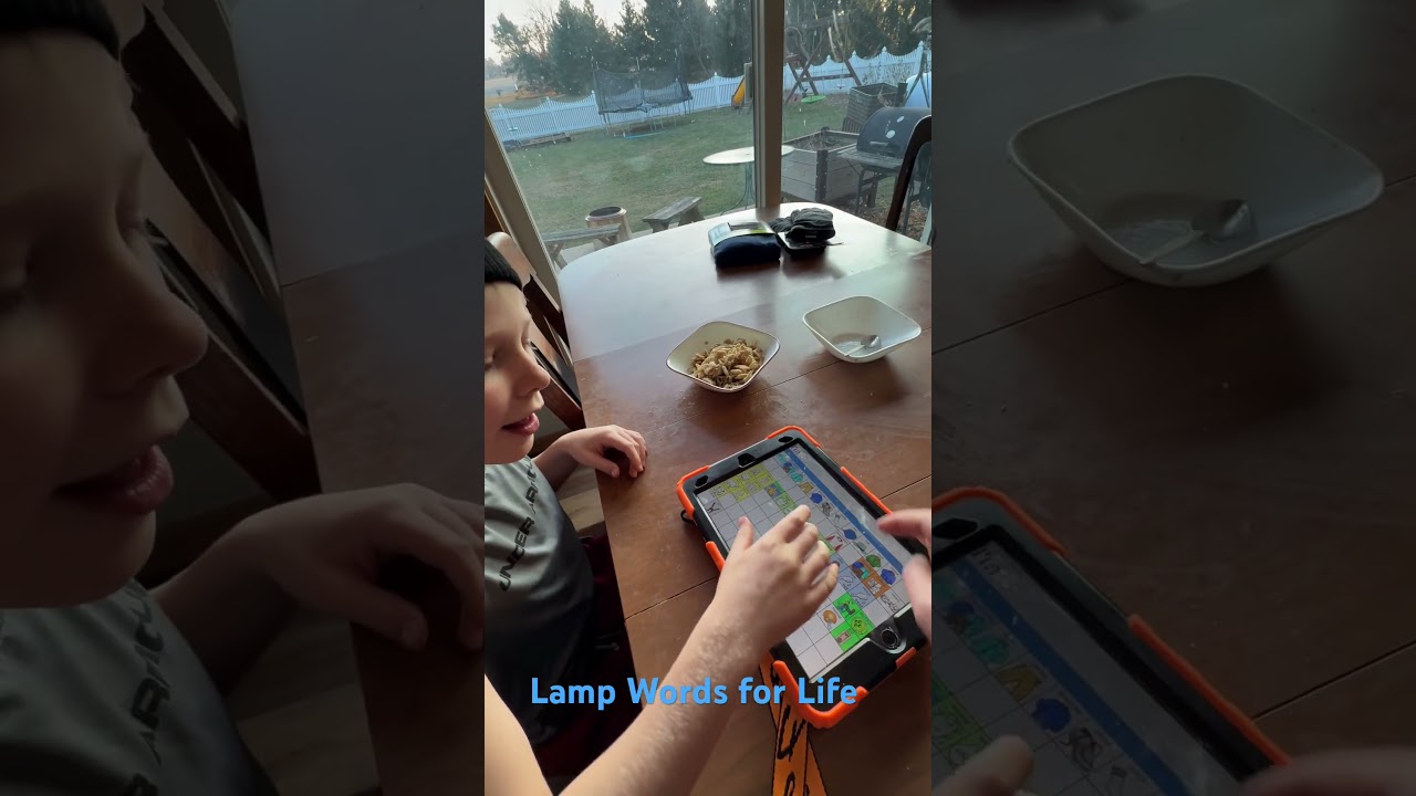 LAMP Words for Life - I’m wearing a hat! Augmented communication 