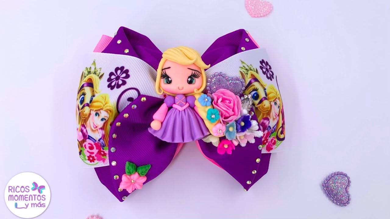 Cómo hacer moños para niñas / moños con listón de 7.5 cm / lazos para niñas / moño coqueta / moños
