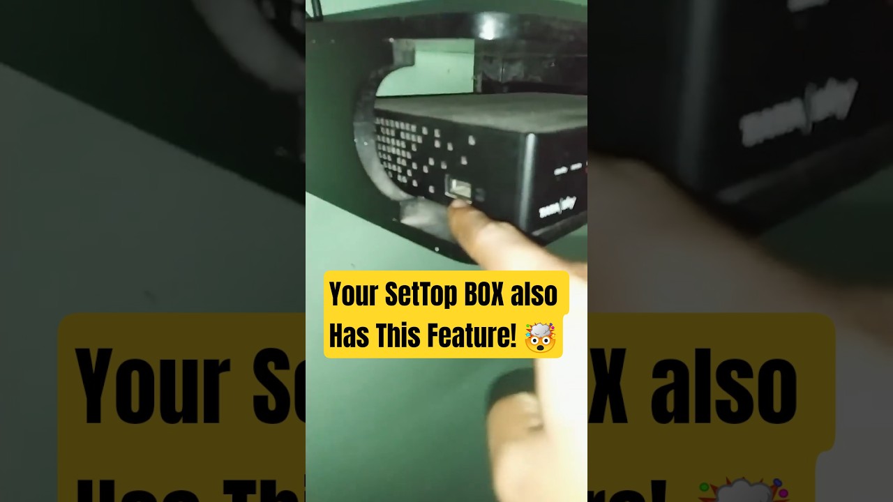 Your Set Top BOX had a Hidden Feature!! 🤯 
