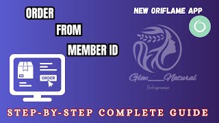 How to Place Oriflame Order from Member ID | App Guide Step by Step screenshot 5