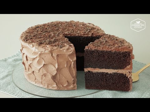 촉촉한 초콜릿 케이크 만들기 : <strong>Moist</strong> Chocolate Cake Recipe | Cooking tree