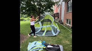 Coleman sky Dome￼ 6 person tent full set up with screen room and rain fly 