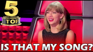 TOP 5 TAYLOR SWIFT COVERS ON THE VOICE | BEST AUDITIONS