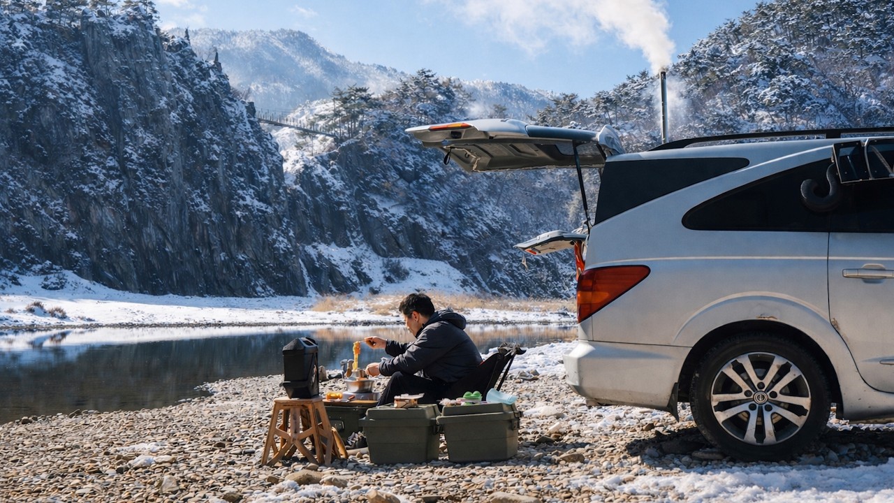 노후가 불안한 요즘 수주팔봉 차박으로 마음을 잡아 봅니다