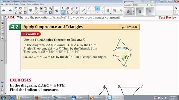 4.2 Apply Congruence and Triangles