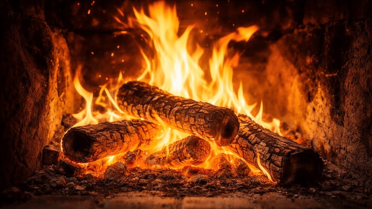 🔥 Fall Asleep Fast: Warm Fireplace Sounds | Instant Insomnia Relief 😴