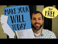 How to Make Your California Will for Free Today-- California Statutory Will Form