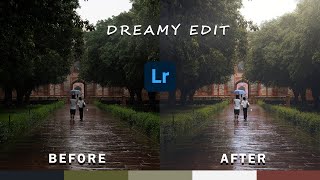 How to edit rainy photos in Lightroom || dreamy photo editing Lightroom || Lightroom Tutorial screenshot 1