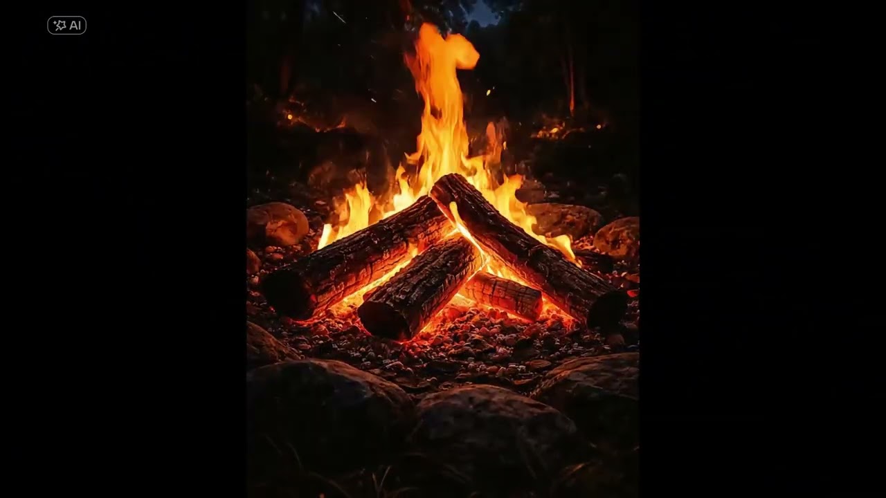 Cinematic Fireplace Ambience in 4K | Slow Firelight for Rest & Stillness