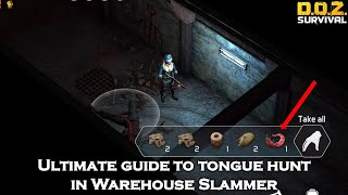 Ultimate guide to tongue hunt in Slammer- Dawn of Zombies: Survival screenshot 1