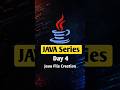 Java file creation iin telugu? #btech #java #coding #Programming #cse #career #fyp #explore #foryou