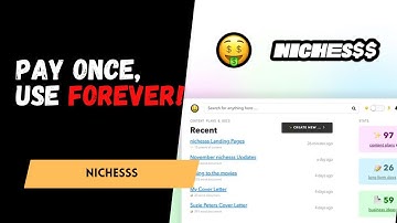 nichesss: AI Tool to Find Profitable Niches & Create Content Fast 🧠💡 | AppSumo Deal