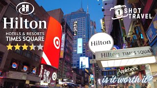 I stayed at the THE HILTON TIMES SQUARE HOTEL NEW YORK CITY🥂✨ screenshot 3