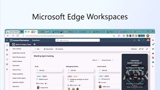 how to create and use microsoft edge workspaces