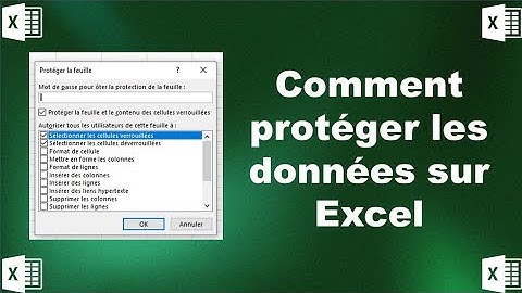 Comment protéger une feuille Excel #excel #formationExcel #excelpourdebutant
