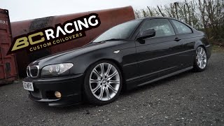 E46 Gets BC Coilovers !!