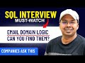 This SQL Question Exposes Users with Multiple Email Domains