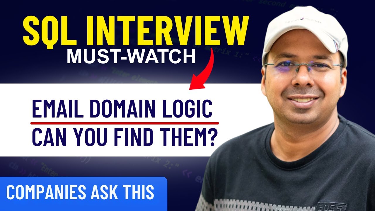 Этот SQL-запрос раскрывает информацию для пользователей с несколькими почтовыми доменами.