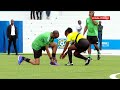 Video of referee Salima assisting President Kagame to tie his boot laces goes viral Mp3 Song