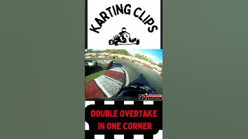 Double Overtake in One Corner - Karting Clips