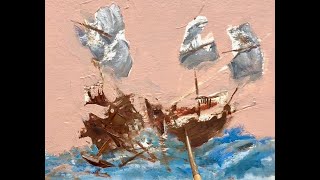 Ship Study 2-10-23 Artist Daniel Ochoa