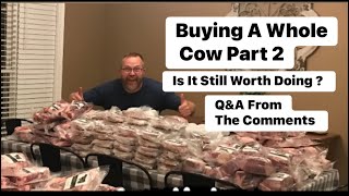 Buying a Whole Cow Part 2 / Answering Questions / Farmers Wife / Was it Worth It #homestead #beef